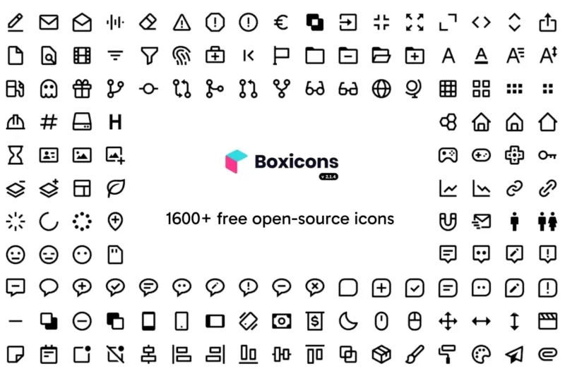 BoxIcons - free open-source icons for Flutter