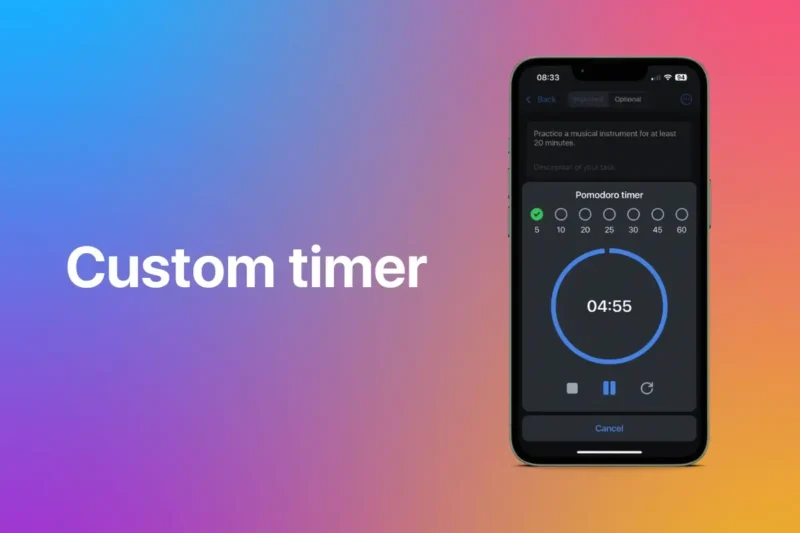 Custom timer