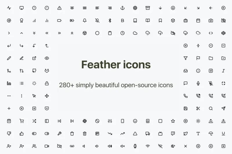 Feather icons
